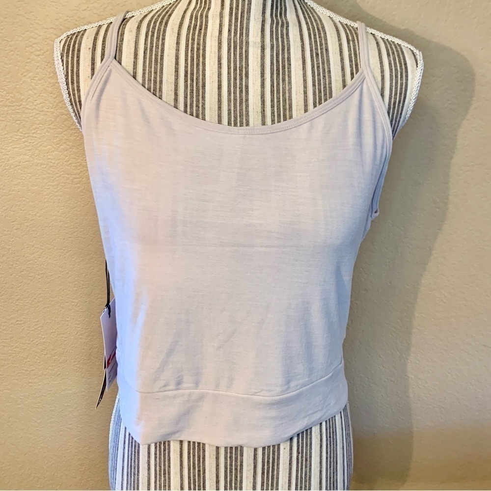 NWT Tank Top Large Kyodan Lounge Ultra Soft Collection Pale Lavender Stretch